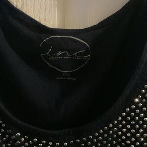INC Brand Navy Blue Tank Top in size Petite Medium.